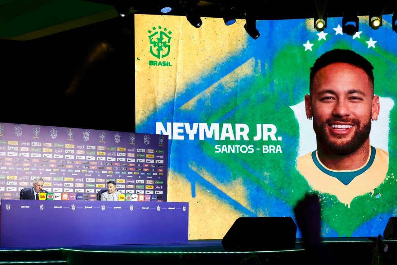 Ancelotti convoca Neymar para Copa do Mundo de 2026